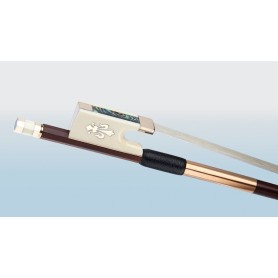 Doerfler Viola Bow - 300 Pernambuco Wood - Genuine Gold Trimming - Master Bow