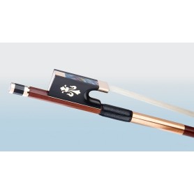 Doerfler Cello Bow - 200 Pernambuco Wood - Genuine Gold Trimming - Master Bow
