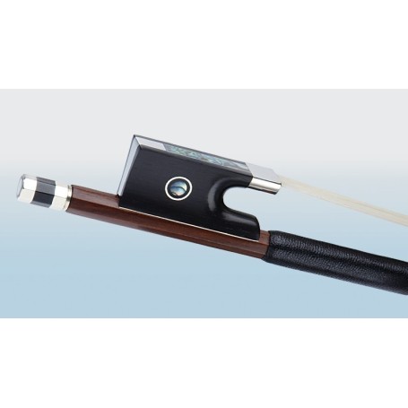 Doerfler Bass Bow - 10 Brazilwood - Nickel Silver