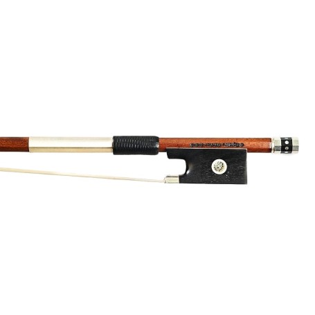 Doerfler Violin Bow - 23 Pernambuco Wood - Genuine Silver Trimming - Master Bow - Round