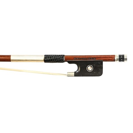 Doerfler Viola Bow - 22 Pernambuco Wood - Genuine Silver Trimming - Master Bow - Round