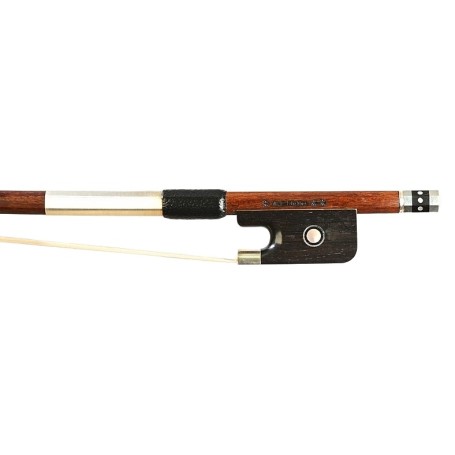 Doerfler Viola Bow - 21 Pernambuco Wood - Genuine Silver Trimming - Master Bow - Round